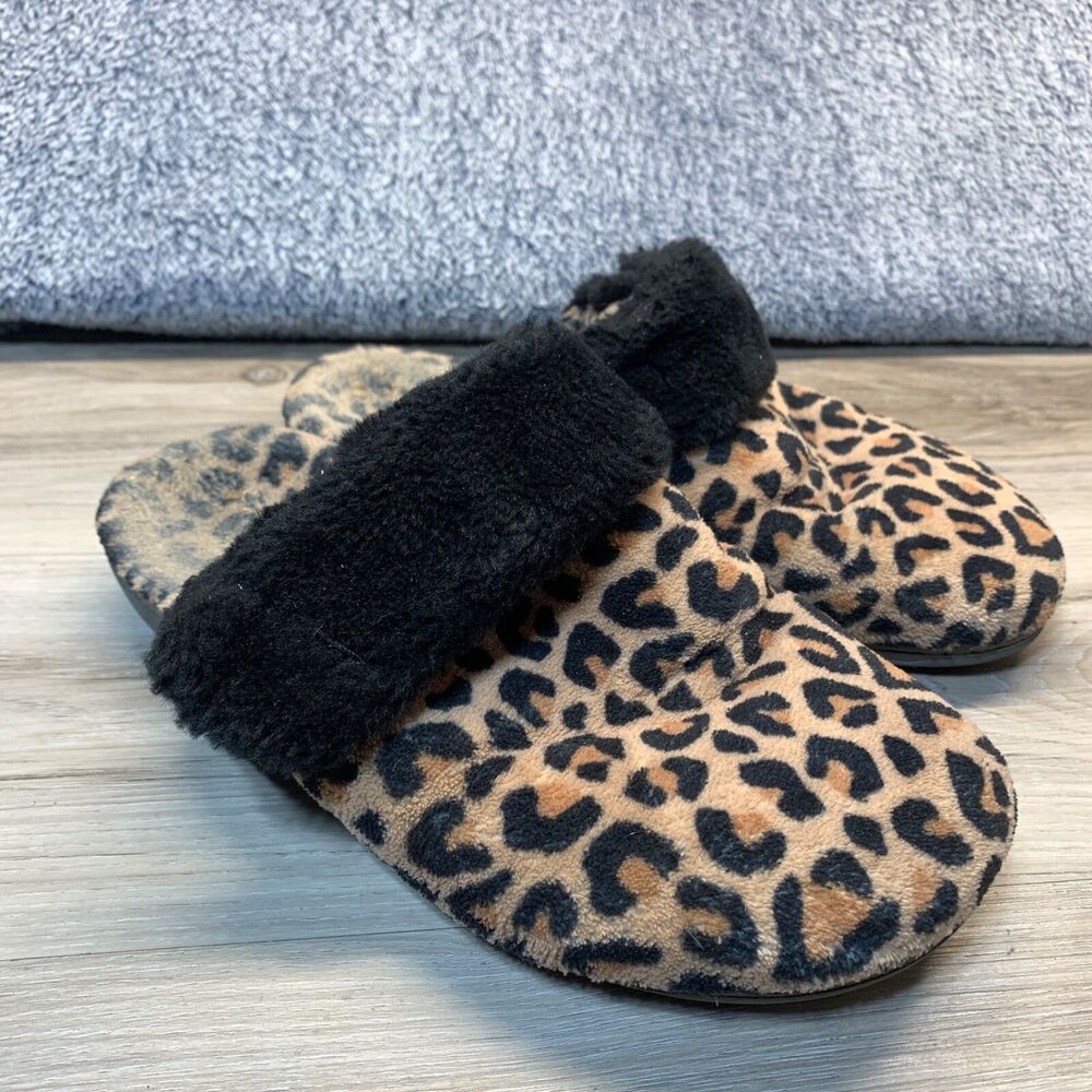Vionic‎ Slippers  7 Mule Textile Slip On  Comfort Animal Print Vionic Marielle